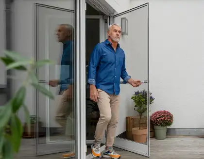 Fliegengitter Dreht�r nach Ma�